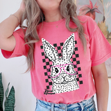 Bunny Checkered with Glasses Completed Top