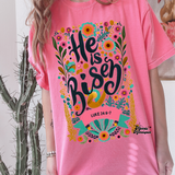 He is Risen Colorful Floral Completed Top