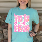 He is Risen Floral Completed Top