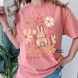 Rose Gold Bunny with Floral Completed Top