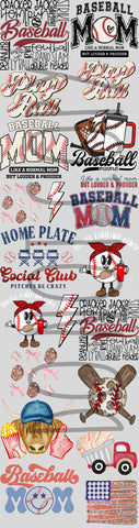 Pre-Made Baseball Part 2 Gang Sheet