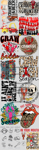 Pre-Made Crawfish Gang Sheet