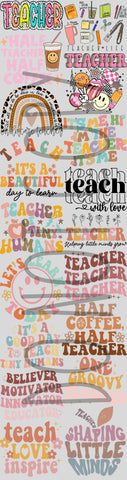 Pre-Made Teacher Gang Sheet