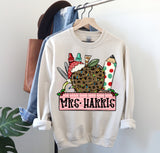 Christmas Teacher DTF Print
