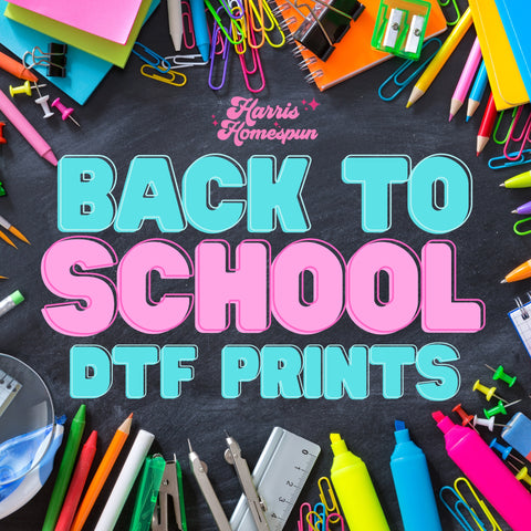 Back to School DTF Transfers