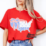 Faux Lace USA Completed Top