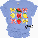 Fruit and Bows Completed Top