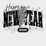 Happy New Year 2025 DTF Print