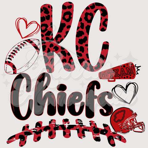 KC Chiefs DTF Print