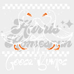White Goose Bumps DTF Print
