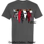 Pre-K Panthers Pennate Flag Completed Tee