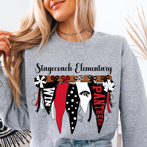 Stagecoach Elementary Pennate Flags Spirit Shop Top