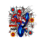 Spiderman in Web DTF Print