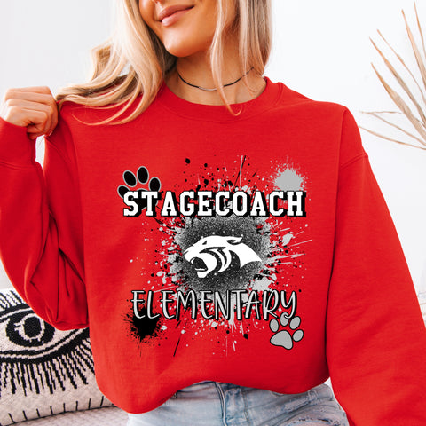 Stagecoach Elementary Splatter Spirit Shop Top