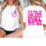 Birthday Girl Front and Back DTF Print