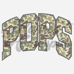 Camo POPS DTF Print