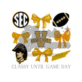 Vanderbilt Bows DTF Print