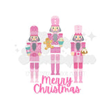 Nutcracker with Gifts Merry Christmas DTF Print