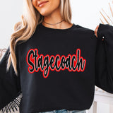 Faux Glitter Stagecoach Spirit Shop Top