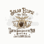 Brown Solar Eclipse of 2024 Tour DTF Print