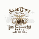 Brown Solar Eclipse of 2024 Tour DTF Print