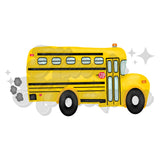 Yellow School Bus DTF Transfer