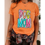 Dog Mom Colorful Dots DTF Print
