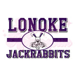 Lonoke Jackrabbits DTF Print