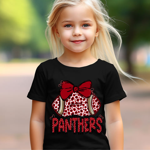 Red Leopard Panthers Football Stagecoach Spirit Shop Top