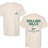 Rolling Hills Country Club Putting Green Tee (Comfort Color Pocket Tee)