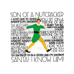 Son of a Nutcracker Elf DTF Print