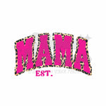 Hot Pink Mama Leopard DTF Print