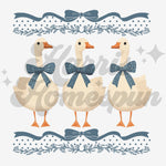 Nostalgic Geese DTF Print