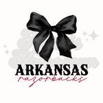 Black Bow AR Razorbacks DTF Print