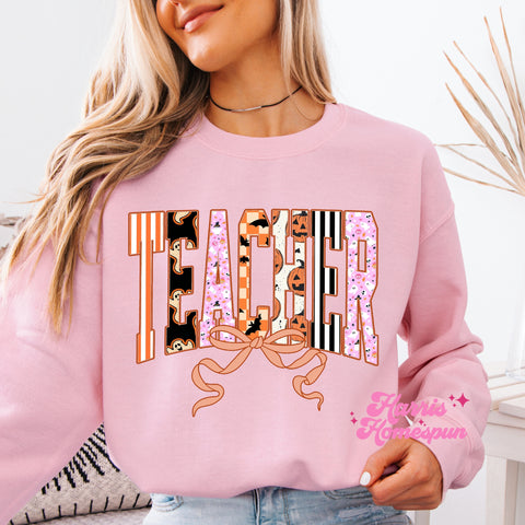 Halloween Teacher Completed Top