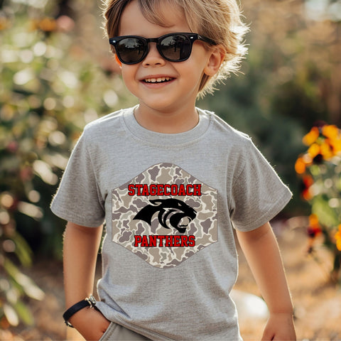 Camo Stagecoach Panthers Spirit Shop Top