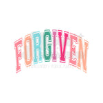 Colorful FORGIVEN DTF Print