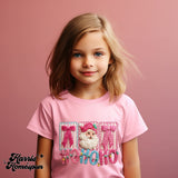 Faux Yarn Santa Trio Completed Top