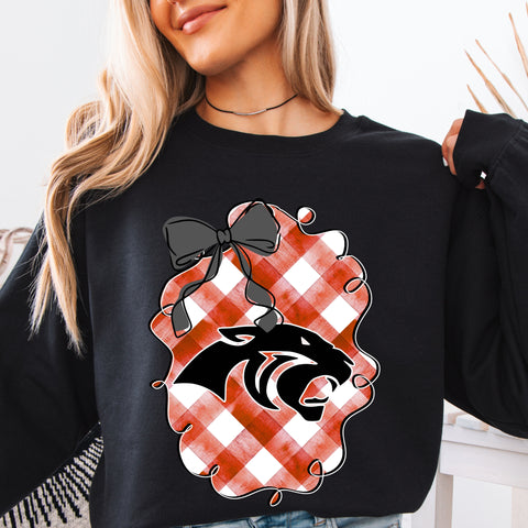 Gingham Frame Mascot Stagecoach Spirit Shop Top