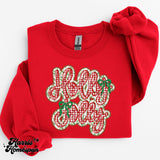 Holly Jolly Completed Top