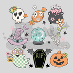 Kids Halloween Things DTF Print