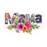 Floral Mama DTF Print