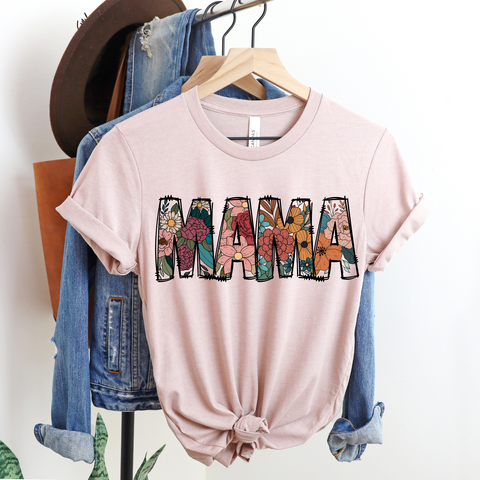 Floral MAMA DTF Print