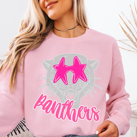 Pink Panthers Star Eyes Stagecoach Spirit Shop Top