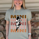 Neutral Colors and Cow Print MINI DTF Print