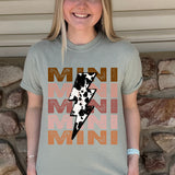 Neutral Colors and Cow Print MINI DTF Print