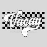 Vacay Checkered DTF Print