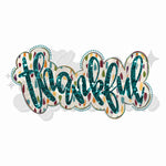 Thankful double layered DTF Print