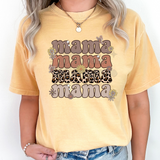 Mama Repeat Neutral Colors DTF Print