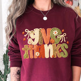 Faux Yarn Give Thanks Stagecoach Spirit Shop Top